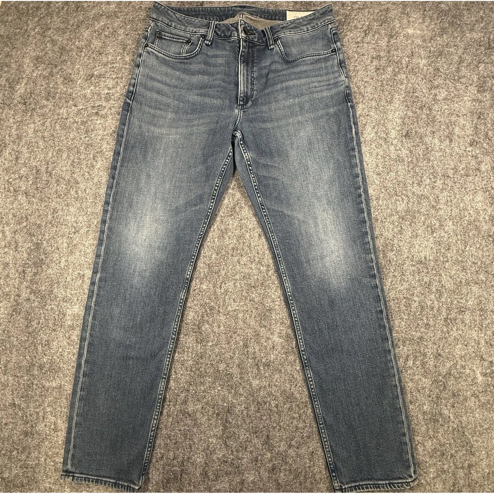 Rag & Bone Alex Jeans Mens 34x32 Blue Athletic Fit 3 Stretch Denim Premium
